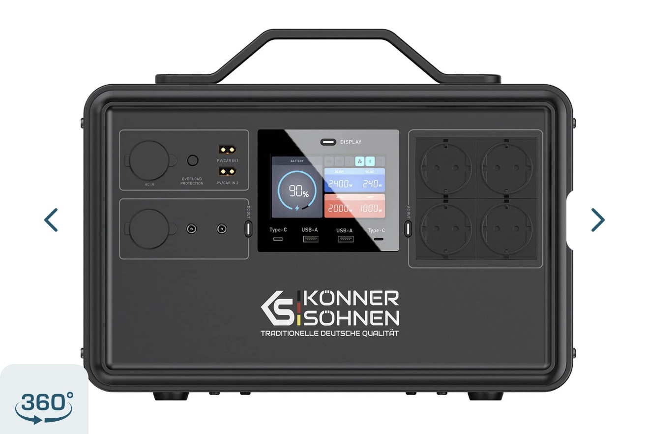 Електростанція портативна KS 2400PS Könner & Söhnen